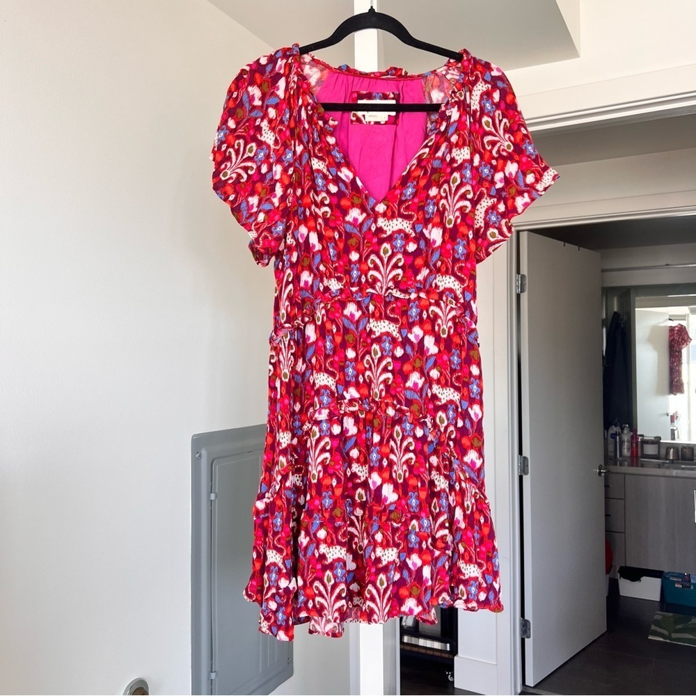 Anthropologie Robin Tiered Mini Dress- S